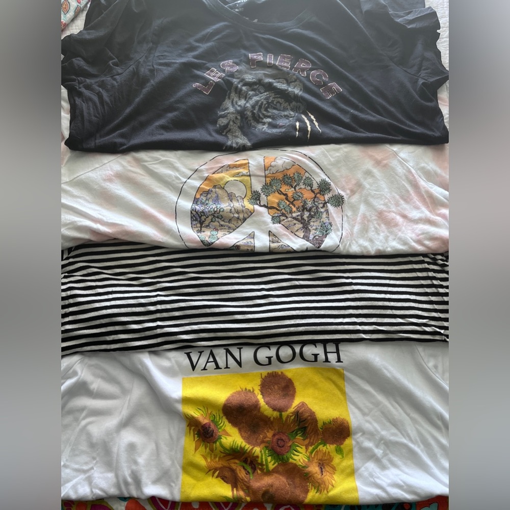 Bundle of four size 3 Torrid tees.